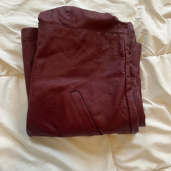 Urban Outfitters Limelight Faux Leather Mini Shift Dress - Picture 4 of 10